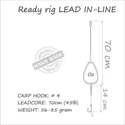 Orange Carp Rig Lead In-Line -Vissen Kortingswinkel 5 12 600x600.jpg