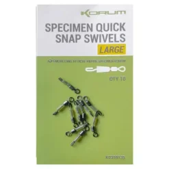 Korum Specimen Quick Snap Swivels