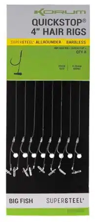 Korum Supersteel Big Fish Quickstop Hair Rigs