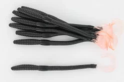 Curl Tail Worms Per 100 Stuks -Vissen Kortingswinkel black firetail.jpg