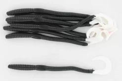 Curl Tail Worms Per 25 Stuks -Vissen Kortingswinkel black whitetail.jpg