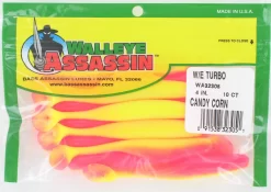 Bass Assassin / Walleye Assassin 4-inch Sea Shads -Vissen Kortingswinkel candy corn scaled.jpg