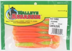 Bass Assassin / Walleye Assassin 4-inch Sea Shads -Vissen Kortingswinkel cantaloupe scaled.jpg