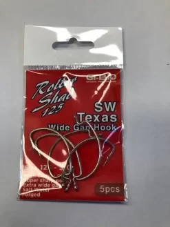 Roller Shad 125 SW Wide Gape Hook Black En Nickel 3/0